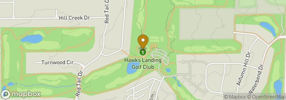 Map location: Hawks Landing Golf Club