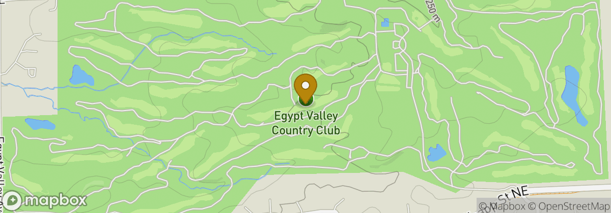 Map location: Egypt Valley Country Club