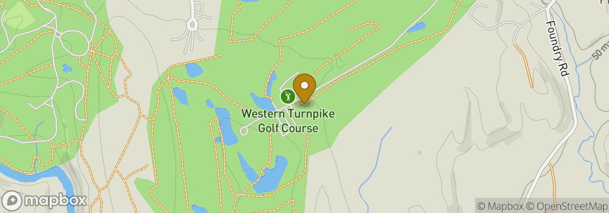 Map location: Western Turnpike Golf Course