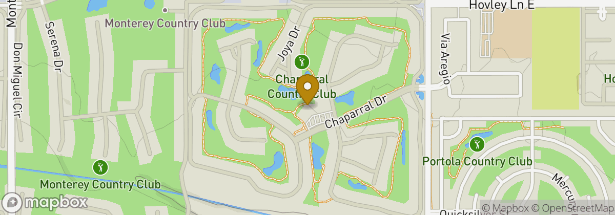 Map location: Chaparral Country Club