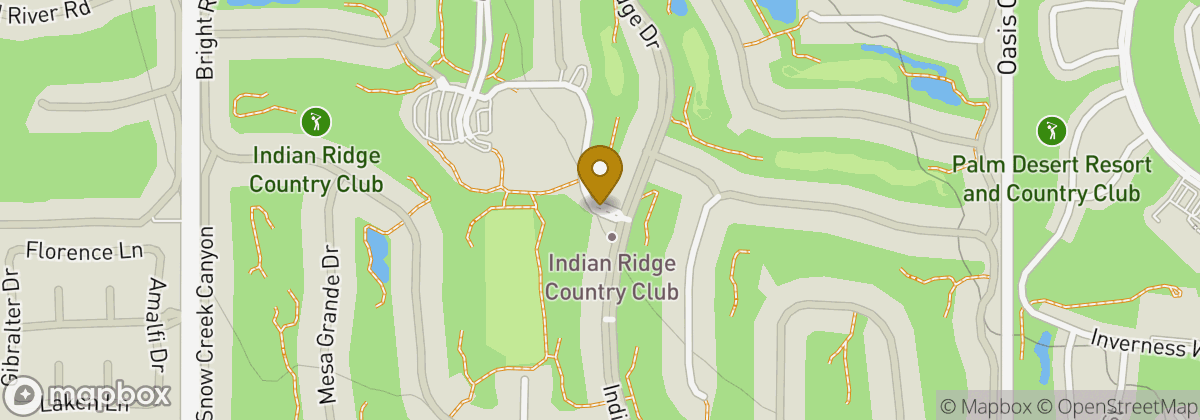 Map location: Indian Ridge Country Club