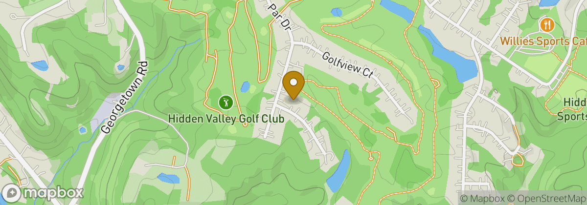 Map location: Hidden Valley Golf Club