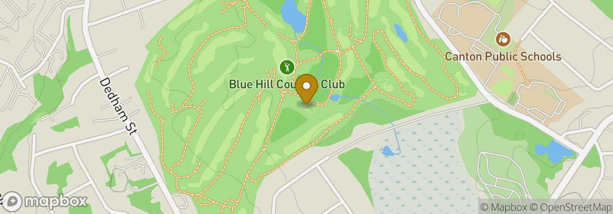 Map location: Blue Hill Country Club