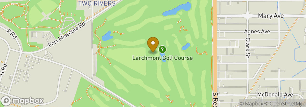 Map location: Larchmont Golf Course