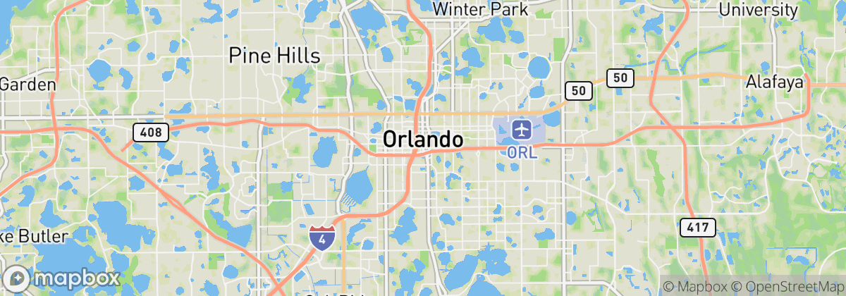 Map: Orlando, FL