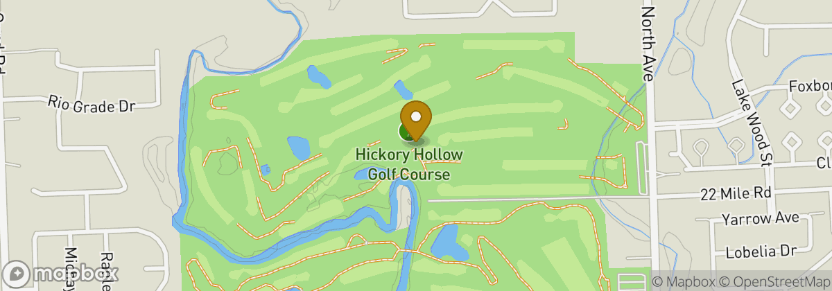 Map location: Hickory Hollow Golf Course