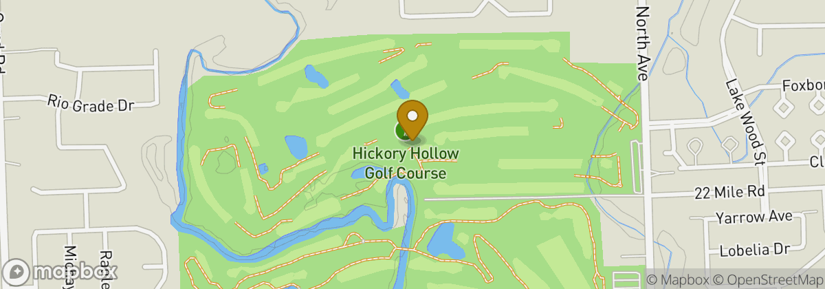 Map location: Hickory Hollow Golf Course