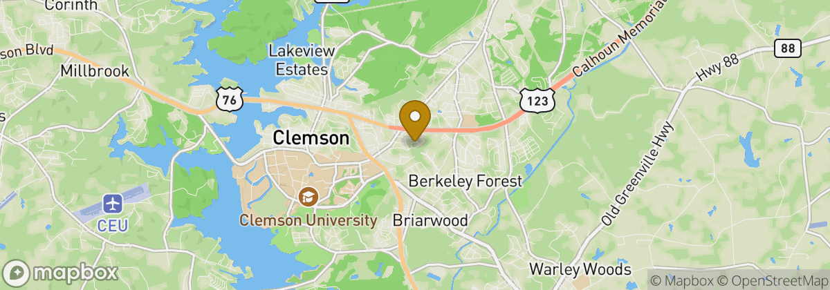 Map location: The Walker Course - Clemson University
