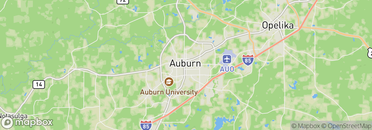 Map: Auburn, AL