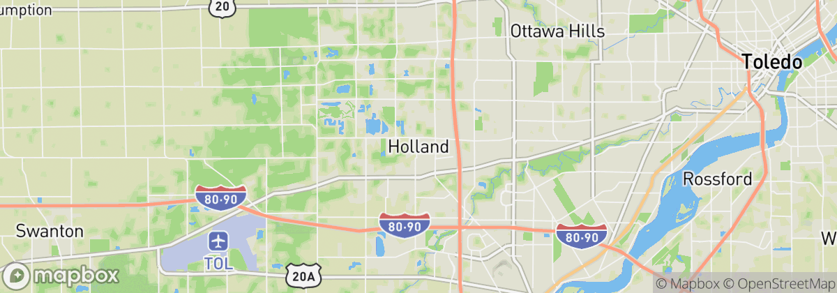 Map: Holland, OH