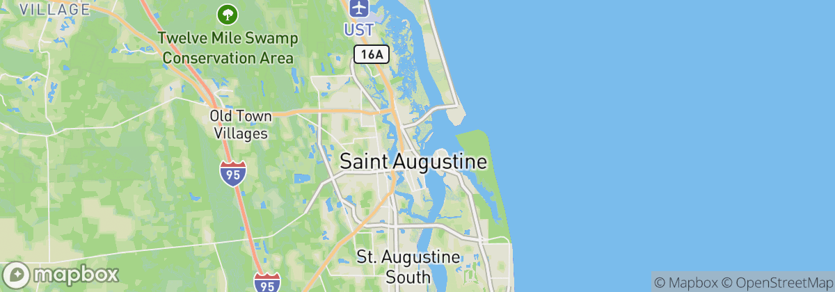 Map: Saint Augustine, FL
