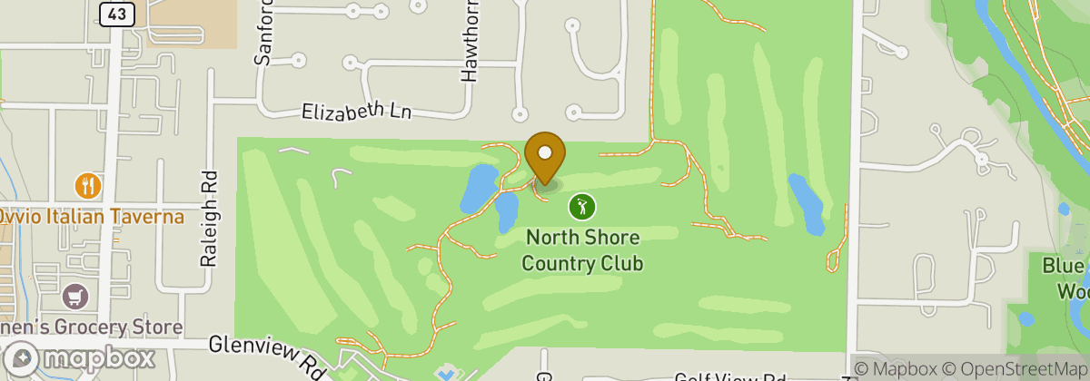 Map location: North Shore Country Club