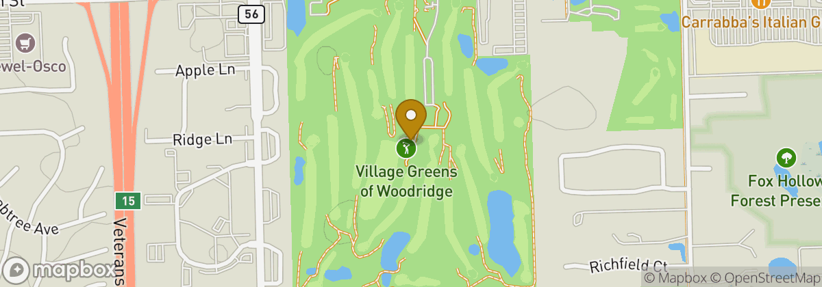 Map location: Village Greens of Woodridge
