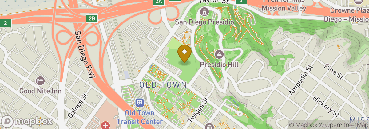 Map location: Presidio Hills Golf Course