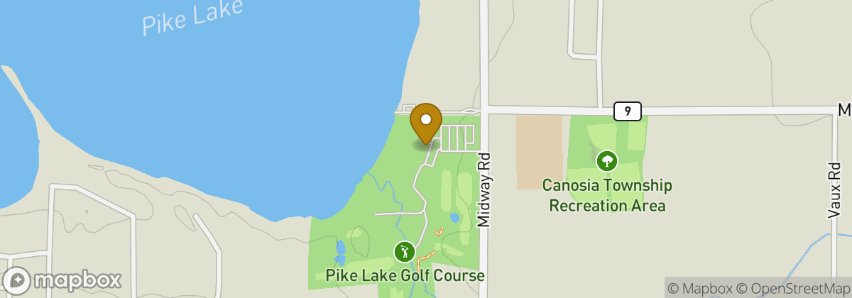 Map location: Pike Lake Golf & Beach