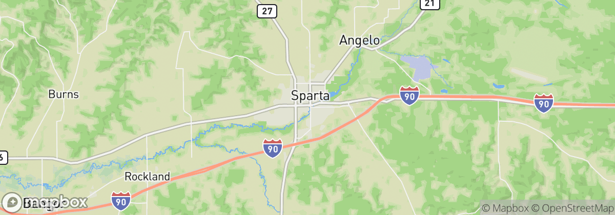 Map: Sparta, WI