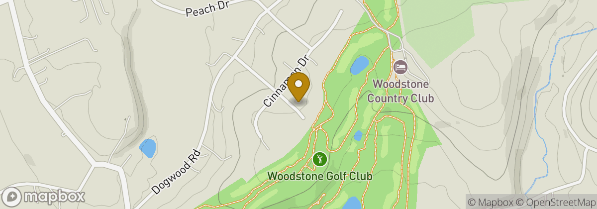 Map location: Woodstone Golf Club