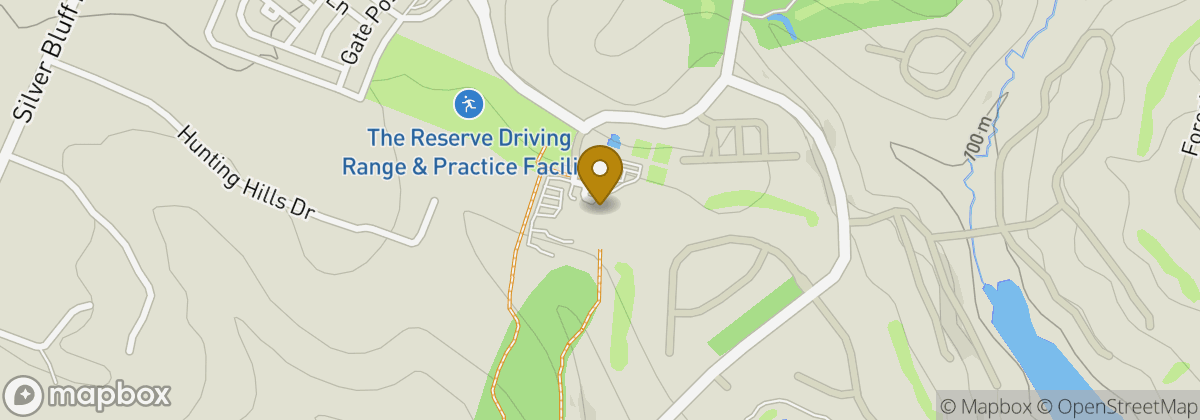 Map location: The Reserve Club at Woodside