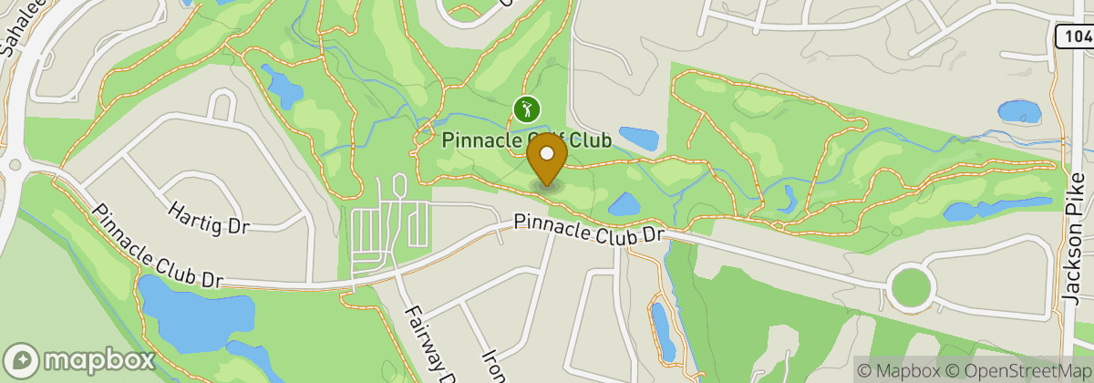 Map location: Pinnacle Golf Club
