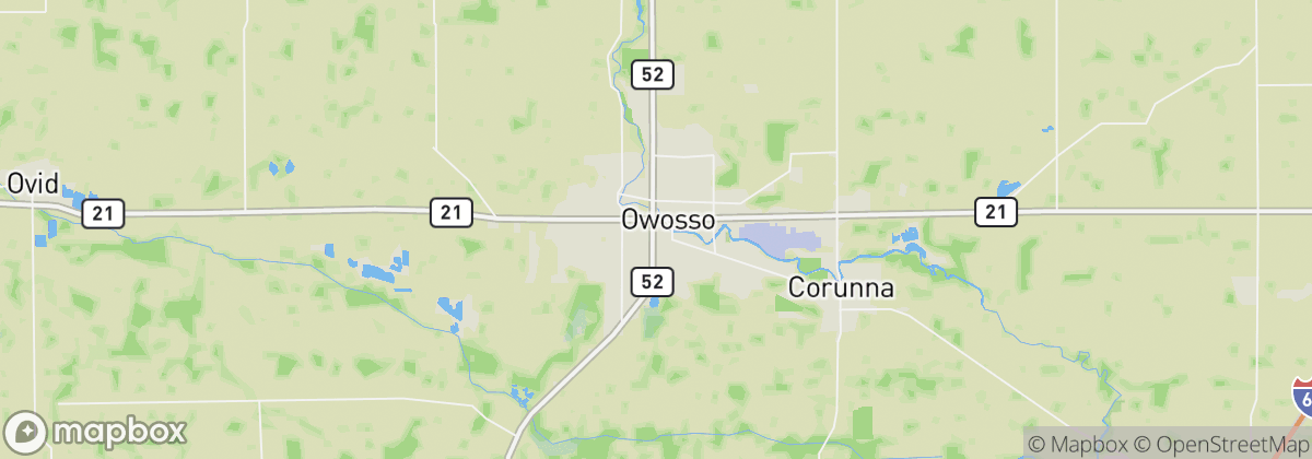 Map: Owosso, MI