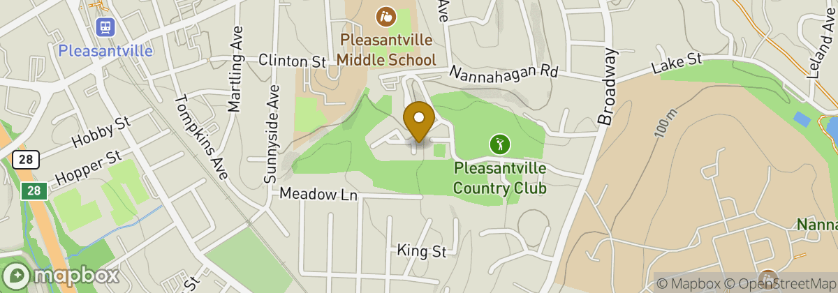Map location: Pleasantville Country Club