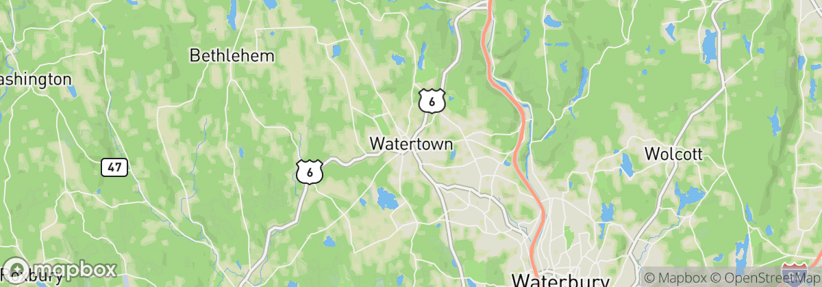 Map: Watertown, CT