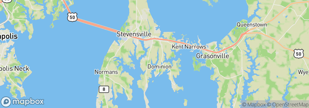 Map: Chester, MD