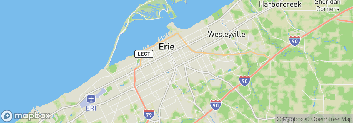 Map: Erie, PA