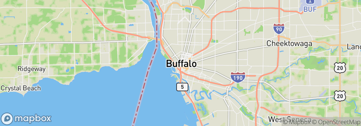 Map: Buffalo, NY
