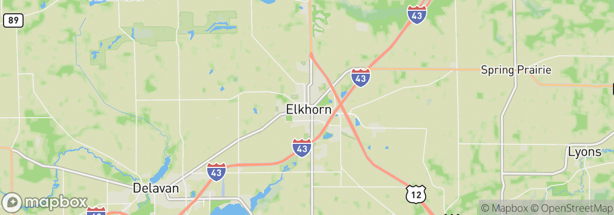 Map: Elkhorn, WI