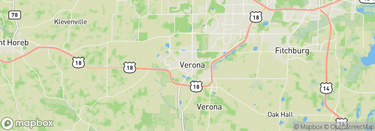 Map: Verona, WI