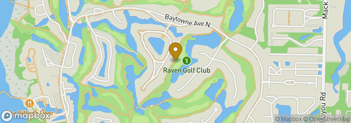 Map location: Raven Golf Club
