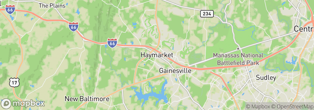 Map: Haymarket, VA