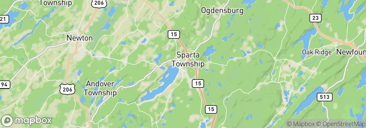 Map: Sparta, NJ