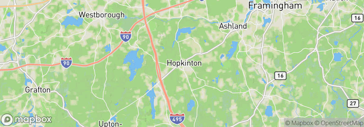Map: Hopkinton, MA