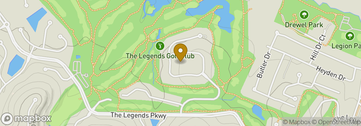 Map location: The Legends Golf Club