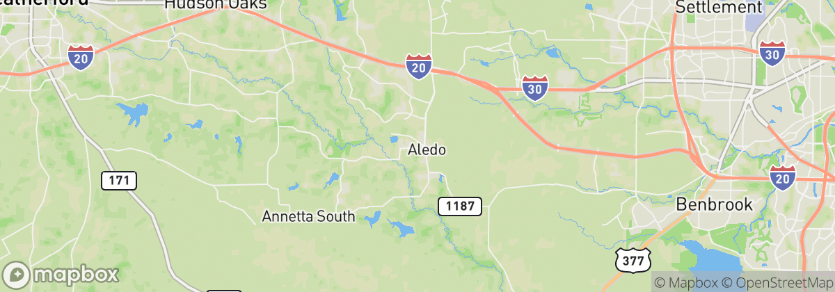 Map: Aledo, TX