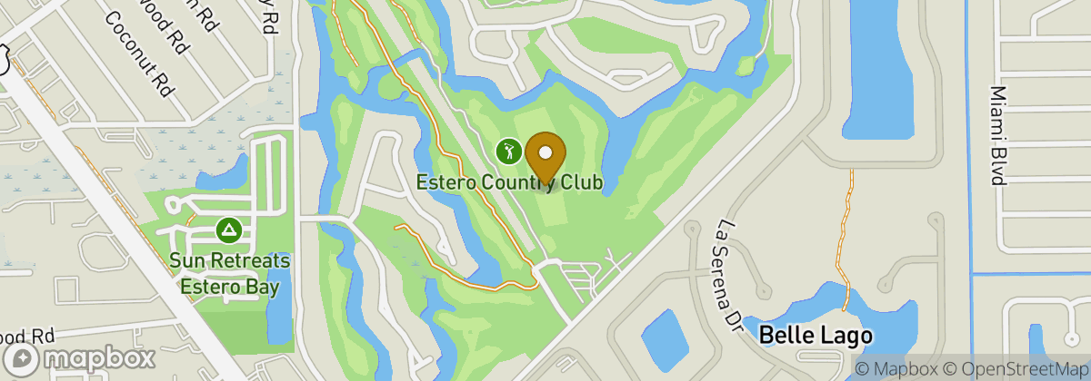 Map location: Estero Country Club