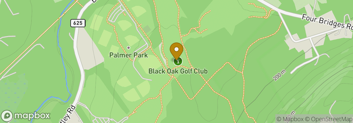 Map location: Black Oak Golf Club