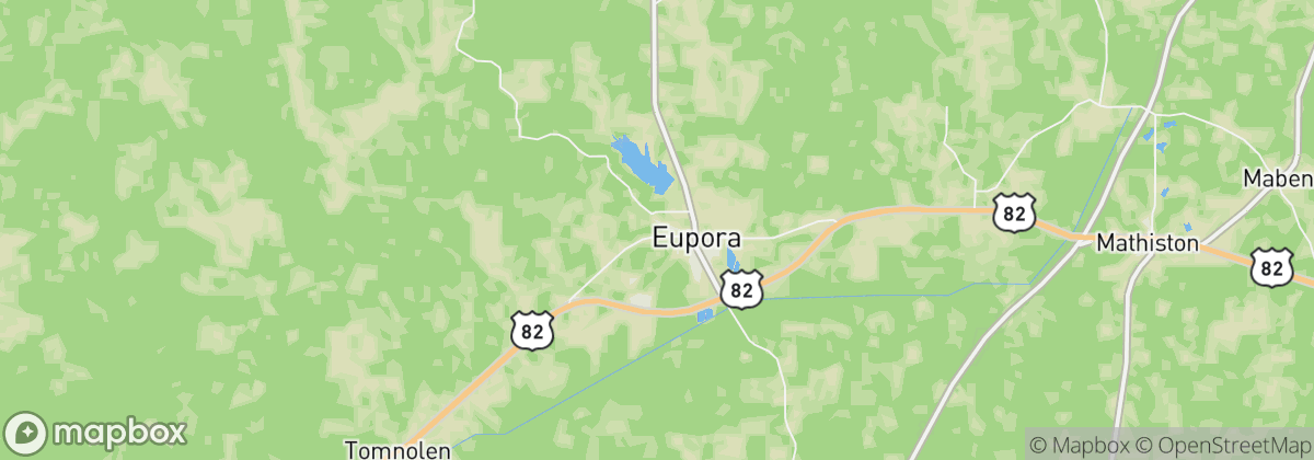 Map: Eupora, MS