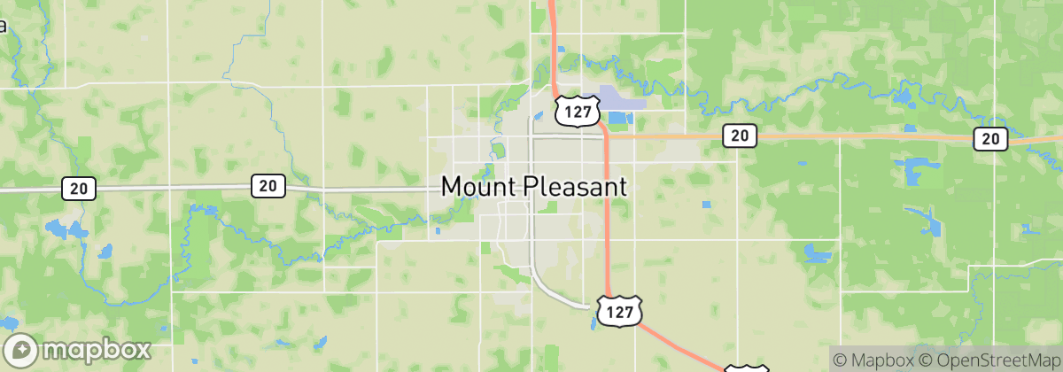Map: Mt Pleasant, MI