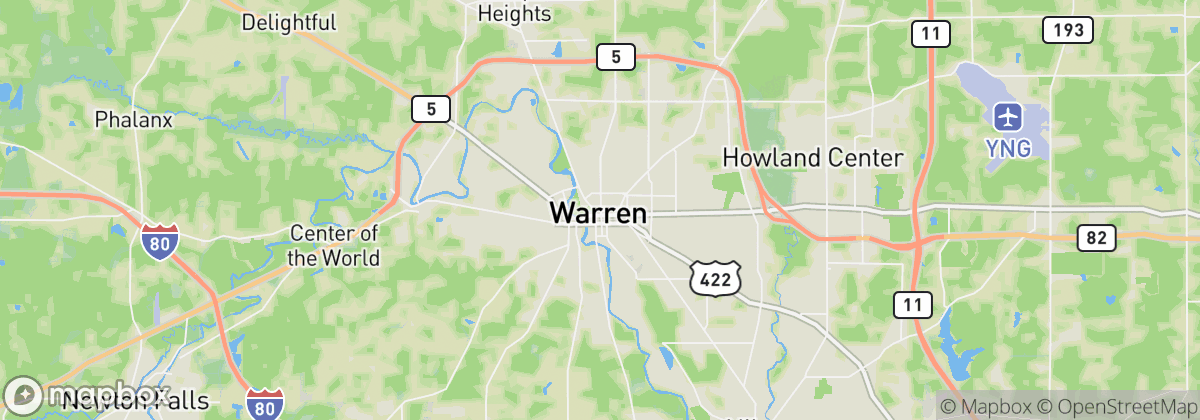 Map: Warren, OH