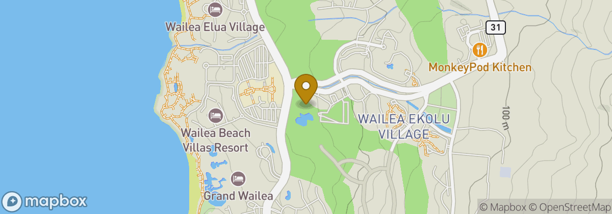 Map location: Wailea Blue Golf Course