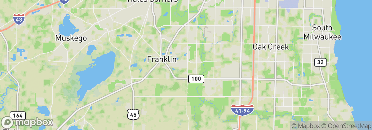 Map: Franklin, WI