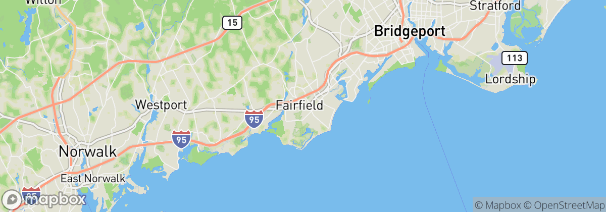 Map: Fairfield, CT