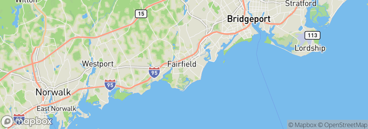 Map: Fairfield, CT