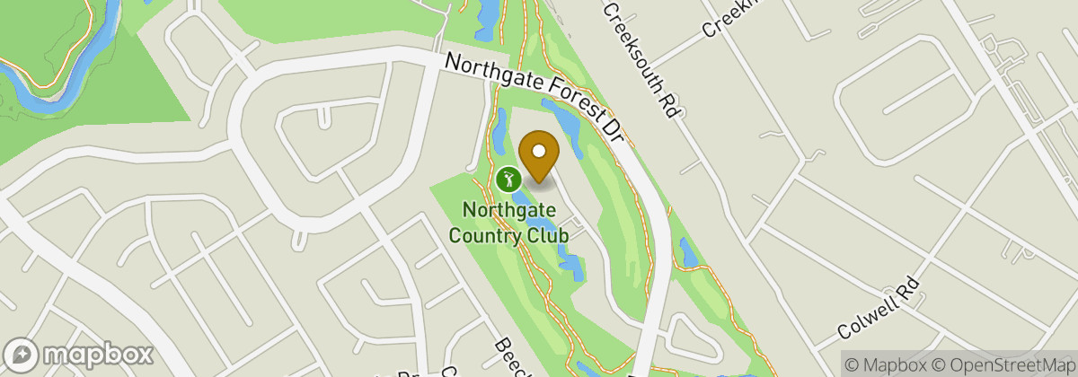 Map location: Northgate Country Club