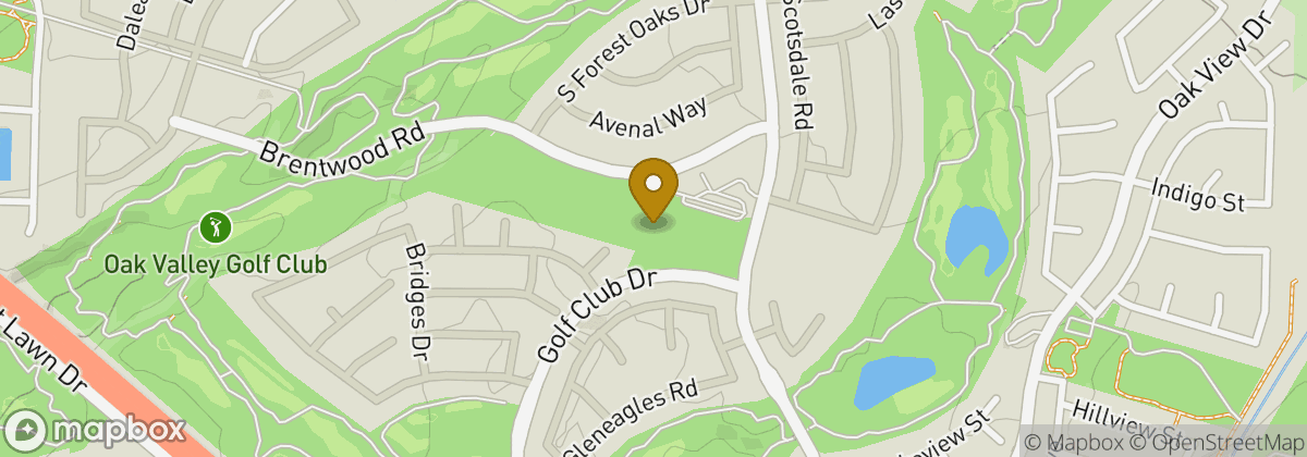 Map location: Oak Valley Golf Club