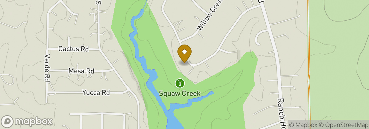 Map location: Squaw Creek