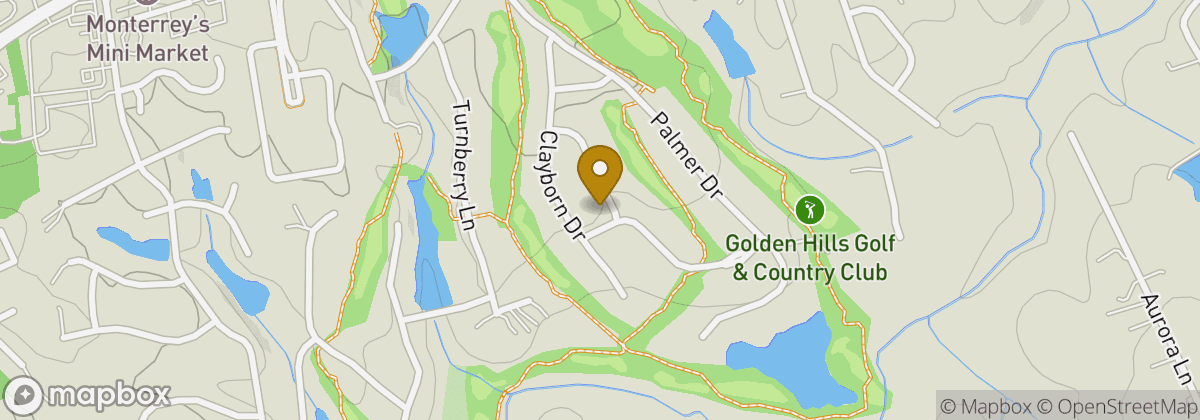 Map location: Golden Hills Golf & Country Club